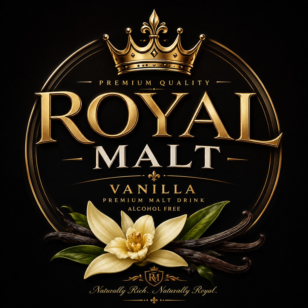 Royal Malt heritage crest